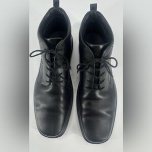 Ecco Chukka Boots Mens 12 Black Leather GTX Waterproof Classic Casual Shoes EU46 Ecco Chukka Boots Mens 12 Black Leather GTX Waterproof  main image 4